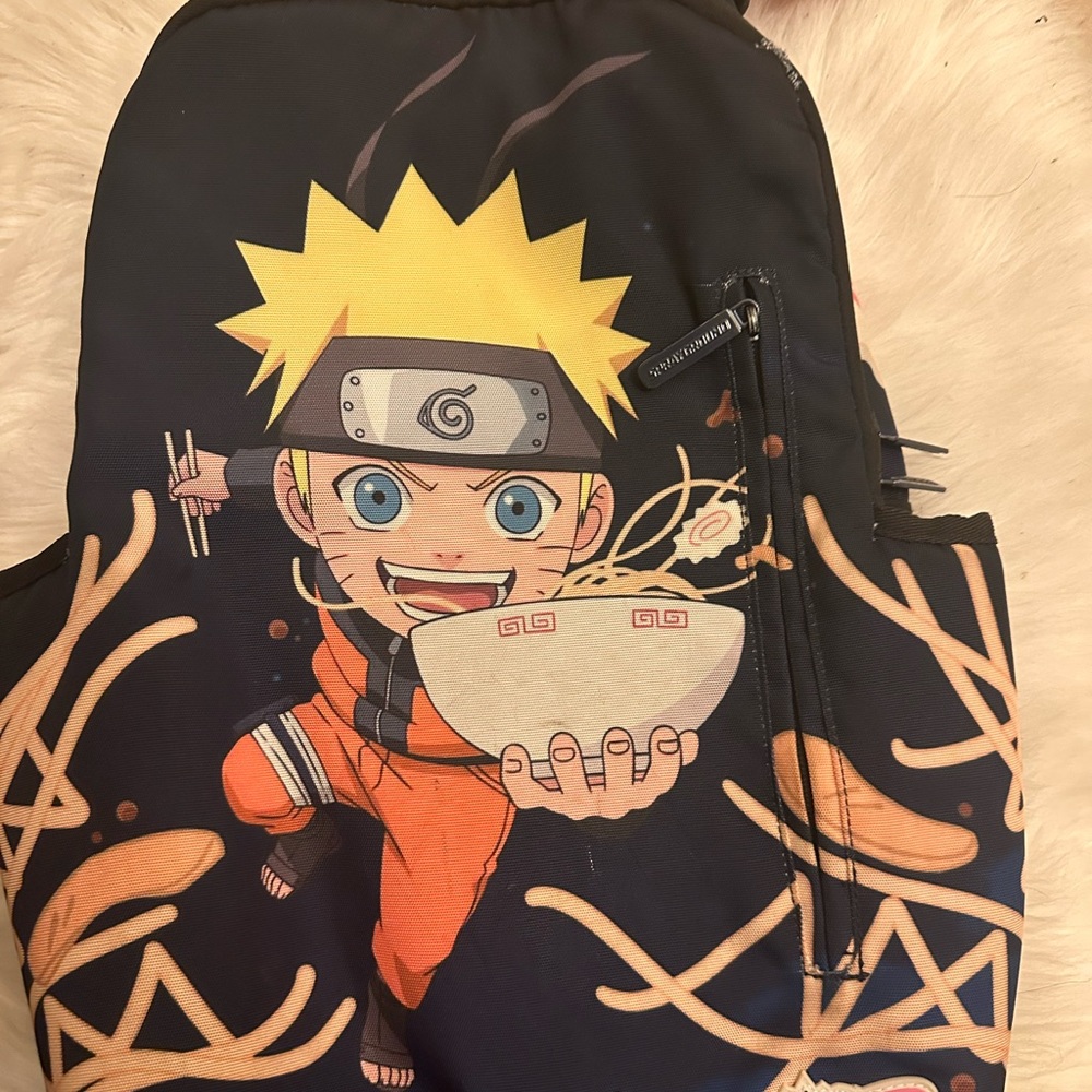 Sprayground Blue and Gold Backpack